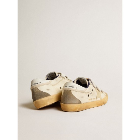 Women’s Old School LAB in nappa with rubber star and suede inserts