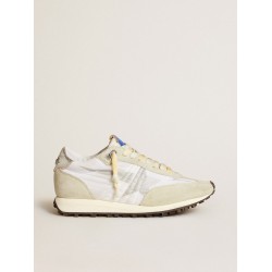 Women’s Marathon with white nylon upper and silver star