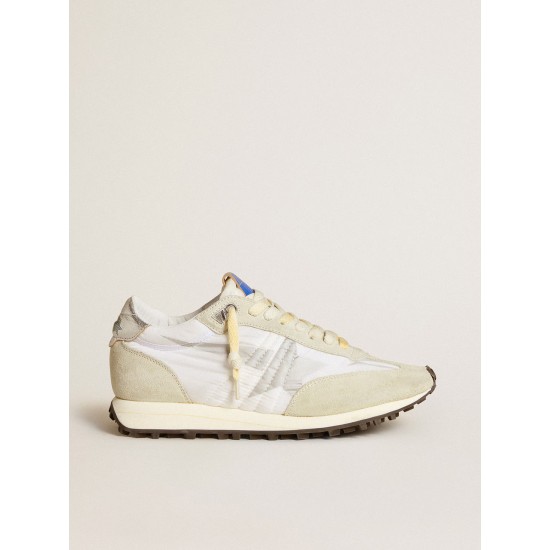 Women’s Marathon with white nylon upper and silver star