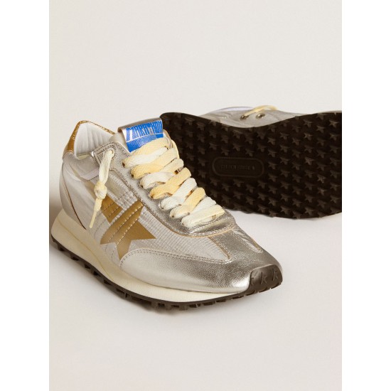 Women’s Marathon with silver ripstop nylon upper and gold star