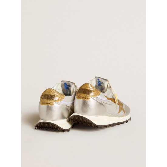 Women’s Marathon with silver ripstop nylon upper and gold star