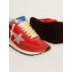 Women’s Marathon with red nylon upper and silver star