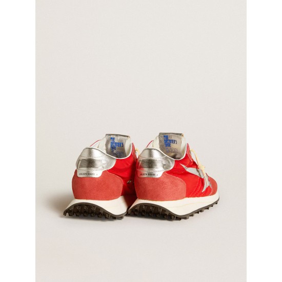 Women’s Marathon with red nylon upper and silver star