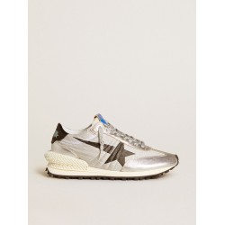 Women’s Marathon with silver ripstop nylon upper and black star