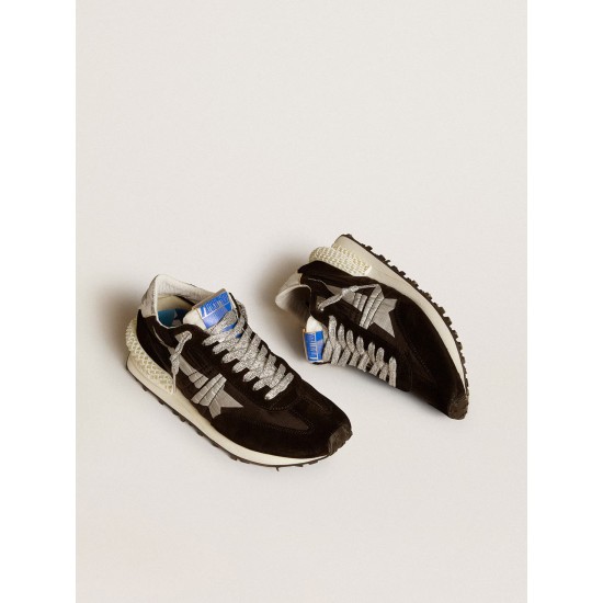 Women’s Marathon with black ripstop nylon upper and silver star