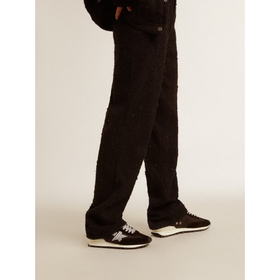 Women’s Marathon with black ripstop nylon upper and silver star