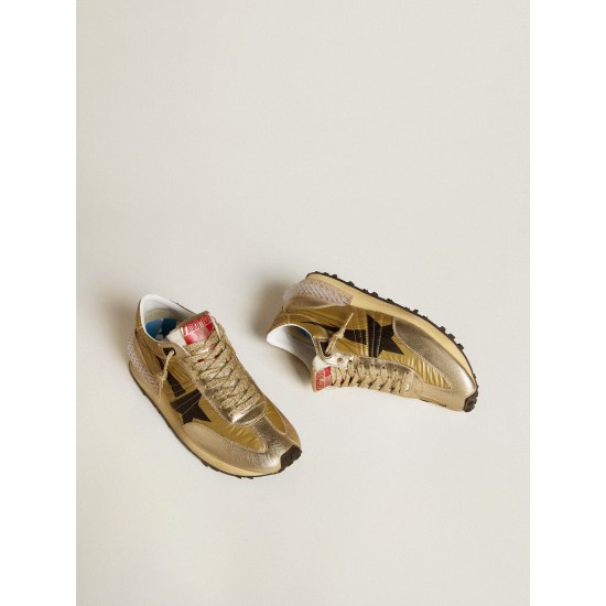 Women’s Gold Marathon with gold nylon upper