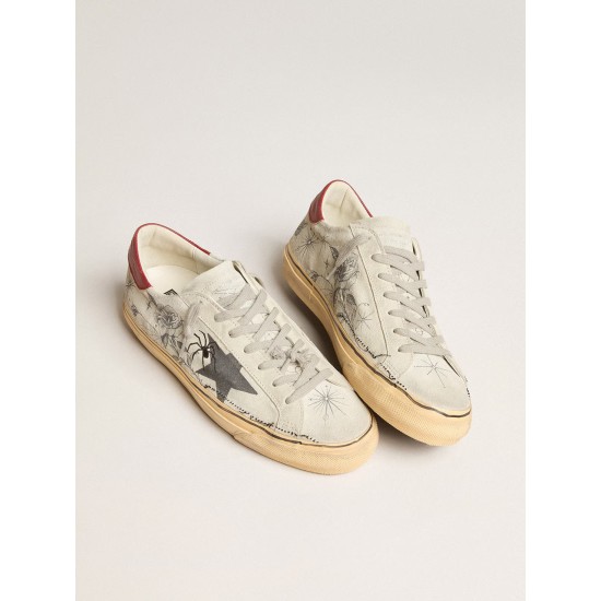 HAUS of Dreamers exclusive women’s Super-Star in ice gray crust leather