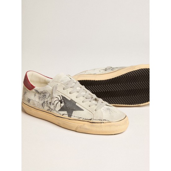 HAUS of Dreamers exclusive women’s Super-Star in ice gray crust leather