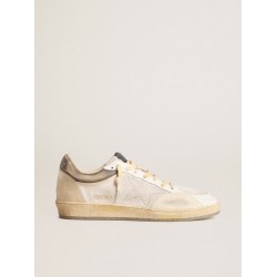 Women’s Ball Star Pro in optical white leather with rubber inserts