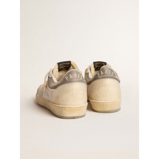 Women’s Ball Star Pro in optical white leather with rubber inserts