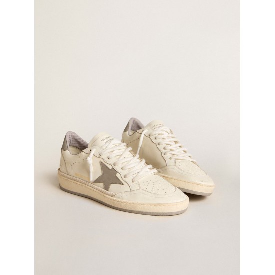 Women’s Ball Star LTD with gray leather star and heel tab and stitching