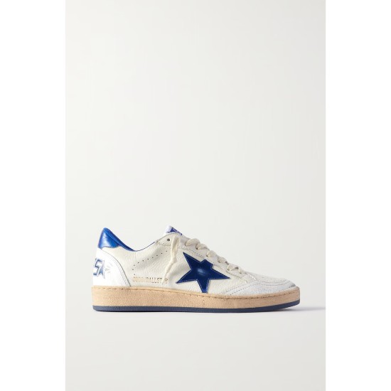 Ball Star distressed leather sneakers