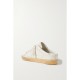Superstar Sabot distressed leather slip-on sneakers
