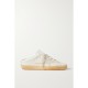 Superstar Sabot distressed leather slip-on sneakers