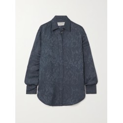 Journey satin-jacquard shirt