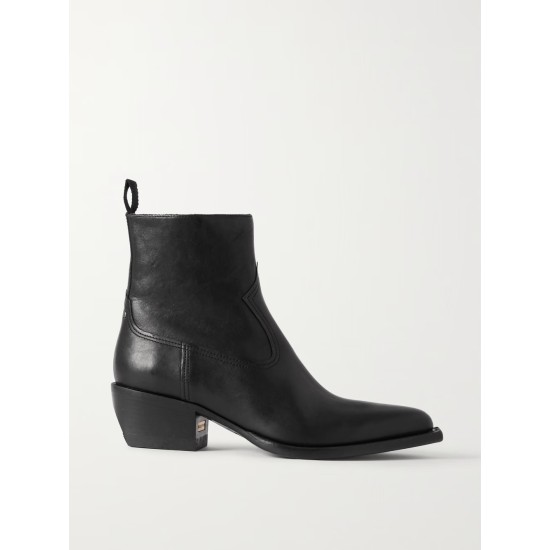 Debbie leather ankle boots