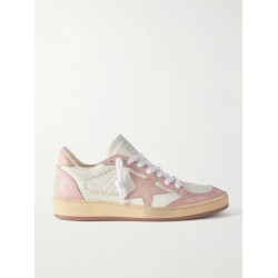 Ball Star distressed leather sneakers