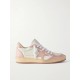 Ball Star distressed leather sneakers