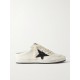 Ball Star Sabot glittered leather slip-on sneakers