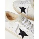 Super-Star shearling-lined distressed suede and leather sneakers