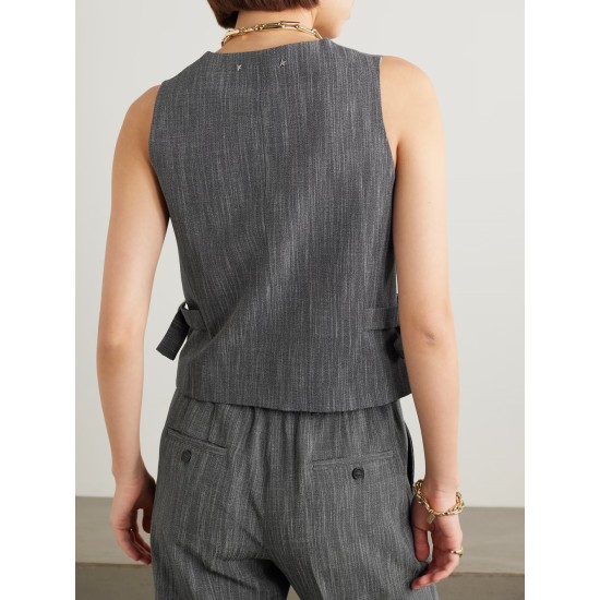 Wool-blend vest