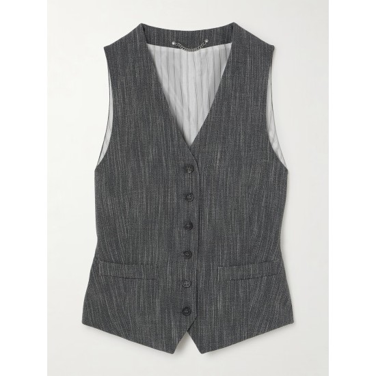 Wool-blend vest