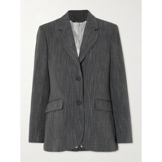 Wool-blend blazer