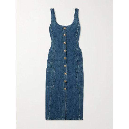 Journey denim midi dress