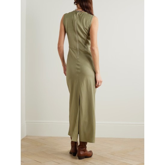 Journey embellished twill midi dress