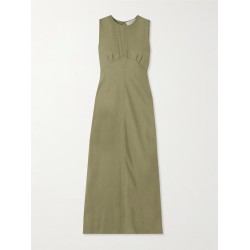 Journey embellished twill midi dress