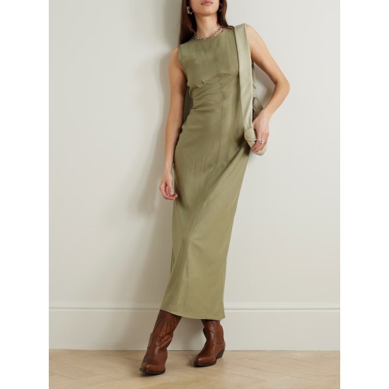 Journey embellished twill midi dress