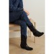 Low Wish Star textured-leather cowboy boots