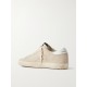 Super-Star leather-trimmed suede sneakers