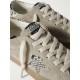Super-Star snake-effect leather-trimmed suede sneakers