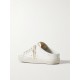 Super-Star Sabot distressed embellished leather slip-on sneakers