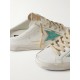 Super-Star Sabot distressed embellished leather slip-on sneakers