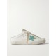 Super-Star Sabot distressed embellished leather slip-on sneakers