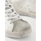 Super-Star embellished distressed suede and leather sneakers