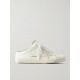 Superstar Sabot  faux pearl-embellished distressed leather slip-on sneakers