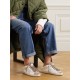 Superstar Sabot shearling-lined distressed leather and suede slip-on sneakers
