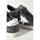 Superstar distressed leather sneakers
