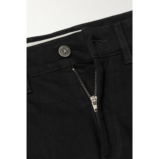 Frayed high-rise skinny jeans