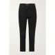 Frayed high-rise skinny jeans